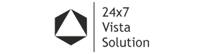 24 x 7 vista solution logo
